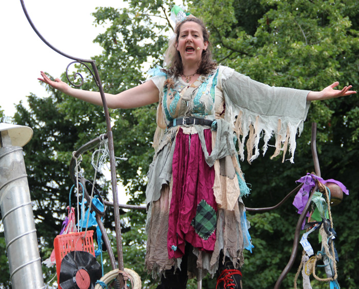 Costume for 'Rag' character in Tales of the Boneyard, an outdoor performance 2013